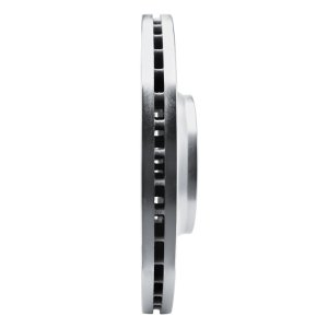 Mercedes-Benz GLE350 Brake Rotor (1) - Front Right - R1 Concepts - Drilled & Slotted - Silver - `20-`25